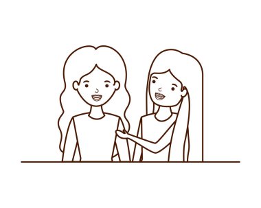 Genç kadın avatar karakter