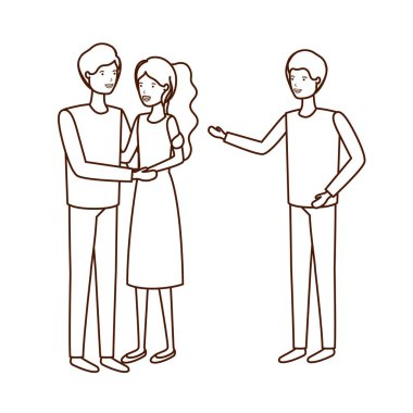 insanlar avatar karakter grubu