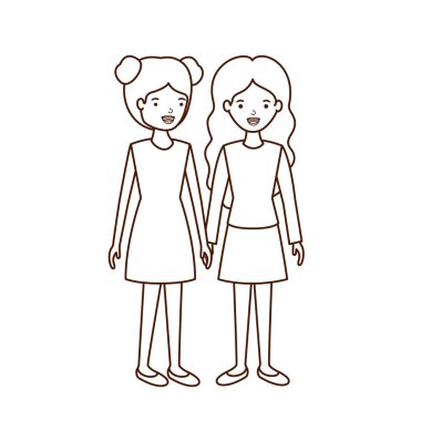 Genç kadın avatar karakter