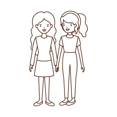 Genç kadın avatar karakter