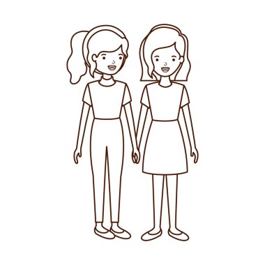 Genç kadın avatar karakter