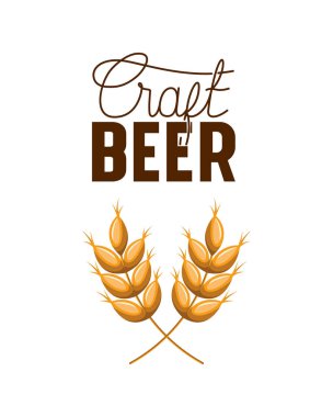 buğday zanaat bira etiketle simgesini bırakır