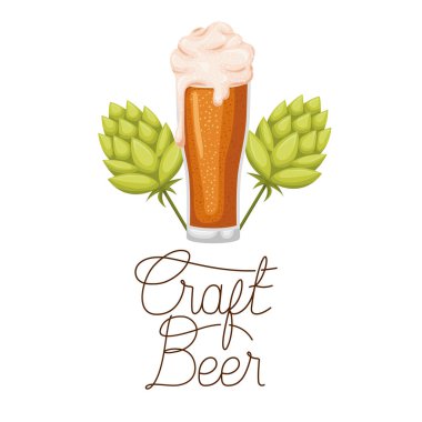 zanaat bira etiket ile cam ve süper