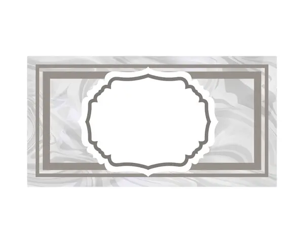 Elegante quadro vitoriano ícone isolado — Vetor de Stock