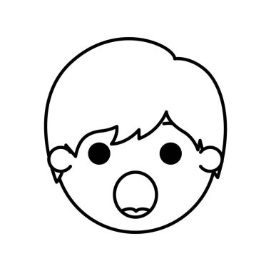 adam baş karikatür karakter sürpriz