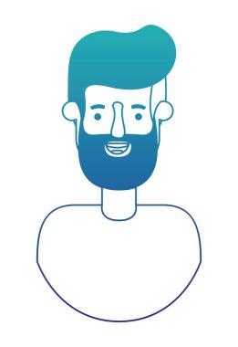 Sakallı genç adam Avatar karakteri