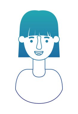 güzel ve genç kadın karakter