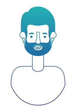 Sakallı genç adam Avatar karakteri