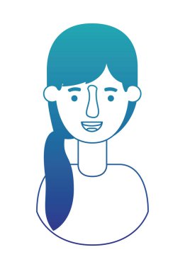 güzel ve genç kadın karakter