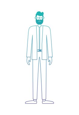 Sakallı genç adam Avatar karakteri