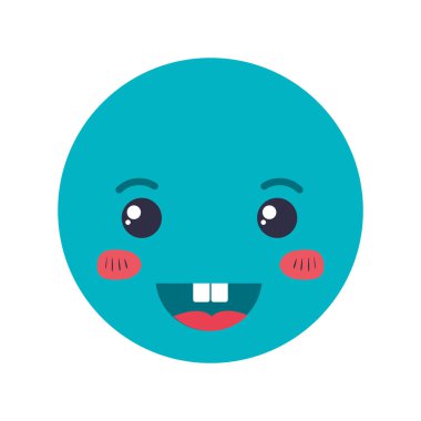 kafa karikatür mutlu karakter