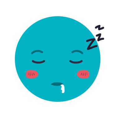 baş uyuyan karikatür karakter