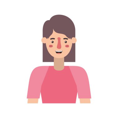 güzel ve genç kadın karakter