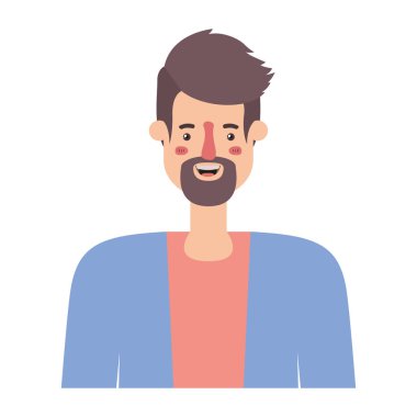 Sakallı genç adam Avatar karakteri