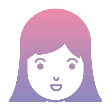 güzel ve genç kadın baş