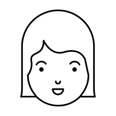 güzel ve genç kadın baş