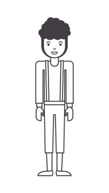 genç adam avatar karakter