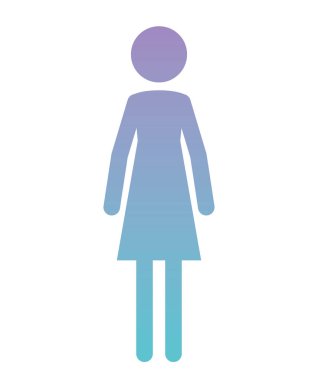 kadın rakam insan siluet