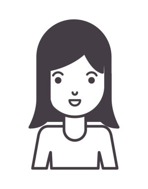 güzel ve genç kadın karakter