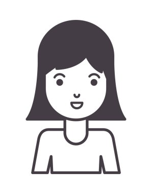 güzel ve genç kadın karakter