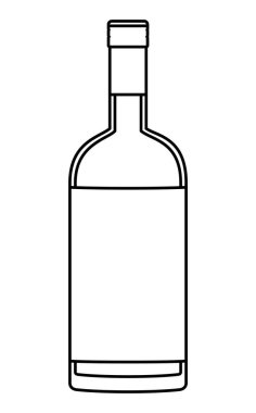 alkollü içecek şişe simgesi