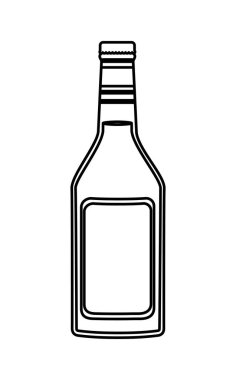 alkollü içecek şişe simgesi