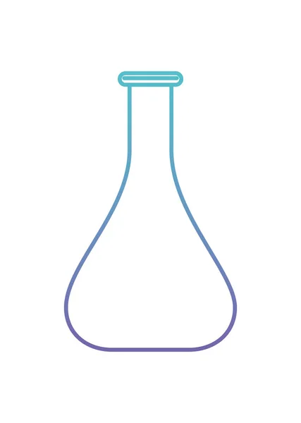 Laboratoriet tube test kolv — Stock vektor