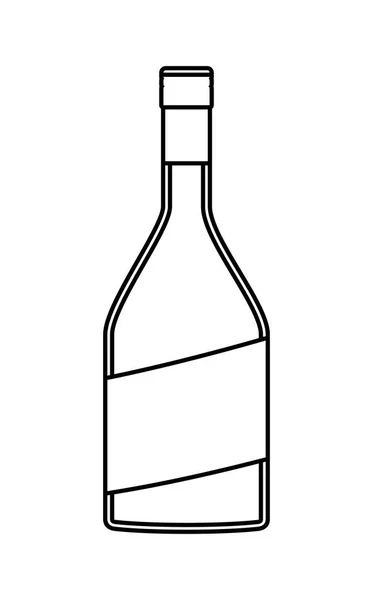 Alcoholische drankfles icoon — Stockvector