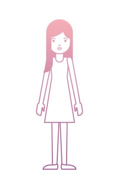 güzel ve genç kadın karakter