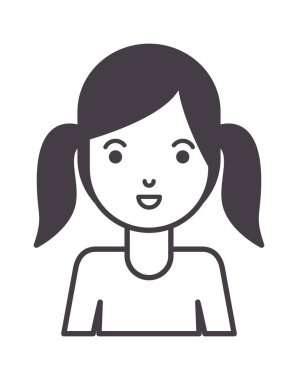 güzel ve genç kadın karakter