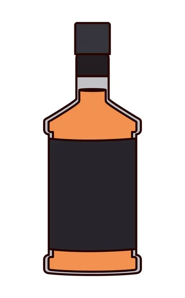 Flaschensymbol für alkoholische Getränke — Stockvektor
