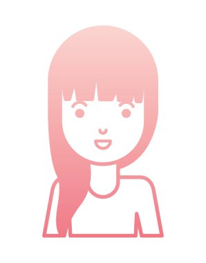 güzel ve genç kadın karakter