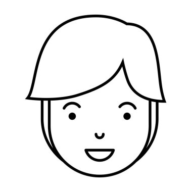 genç adam baş avatar karakter