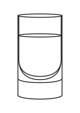 Cam içecek simgesiyle