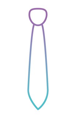 zarif kravat izole simgesi