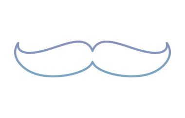 hippi tarzı bıyık simgesi