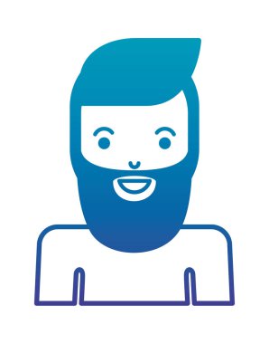 Sakallı genç adam Avatar karakteri