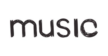 El yapımı yazı tipi ile müzik haber