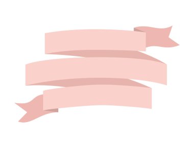 tek ve klasik pembe şerit çerçeve