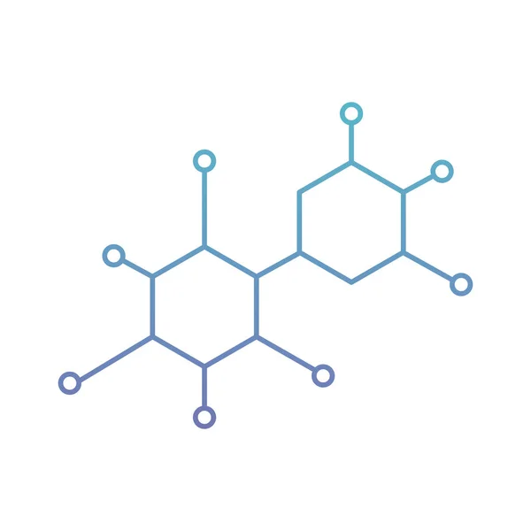 Δομή μοριακή επιστήμη εικονίδιο — Διανυσματικό Αρχείο