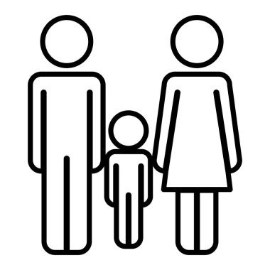 oğul rakamlar ile ebeveynler çift