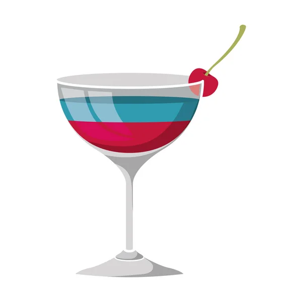 Tasse Cocktail-Drink-Ikone — Stockvektor