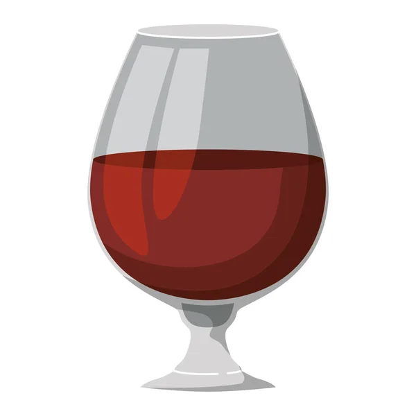 Tasse avec icône de boisson — Image vectorielle