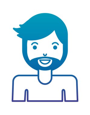 Sakallı genç adam Avatar karakteri