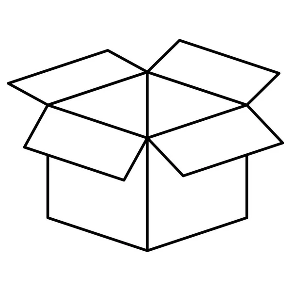 Verpackungskartons-Symbol — Stockvektor