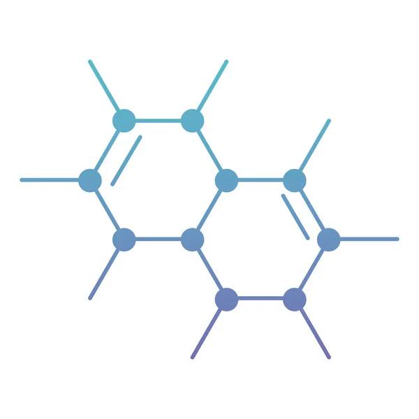 Δομή μοριακή επιστήμη εικονίδιο — Διανυσματικό Αρχείο