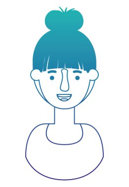 güzel ve genç kadın karakter