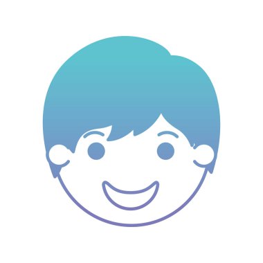 adam kafa karikatür mutlu karakter