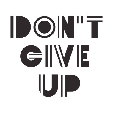 El yapımı yazı tipi ile pozitif mesaj