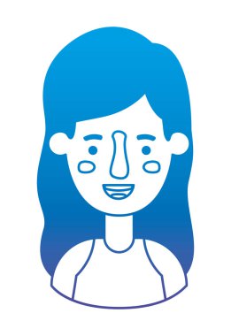 güzel ve genç kadın karakter